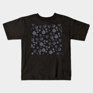 Vintage bathroom geometric illustration botanical pattern gift. Kids T-Shirt